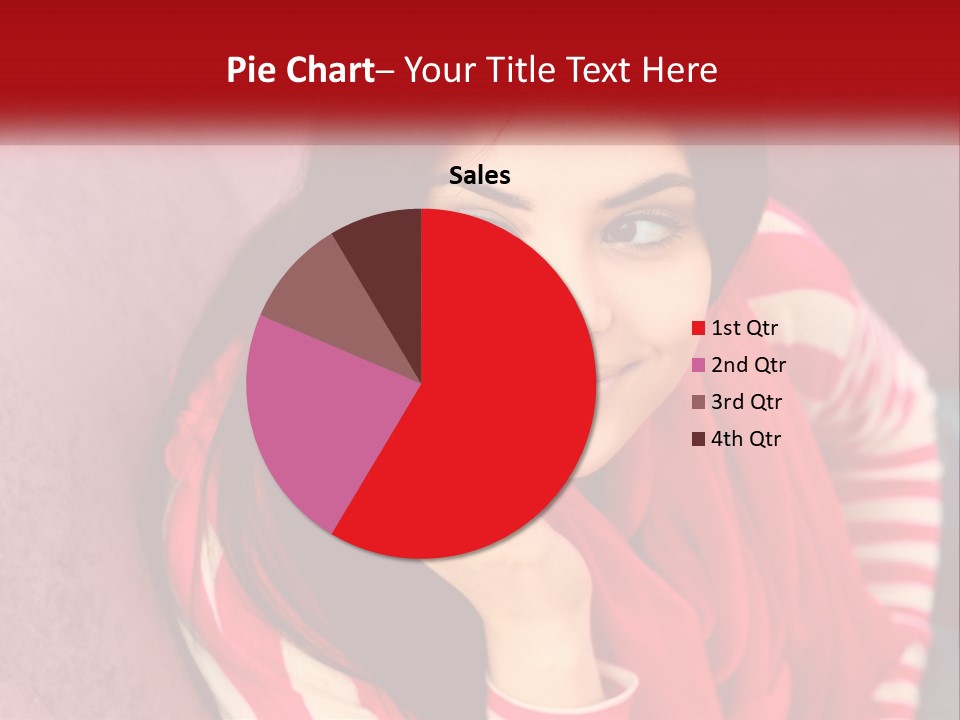 White Family Standing PowerPoint Template