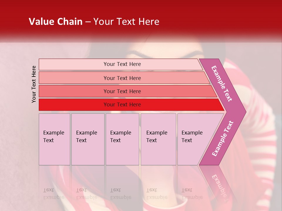 White Family Standing PowerPoint Template