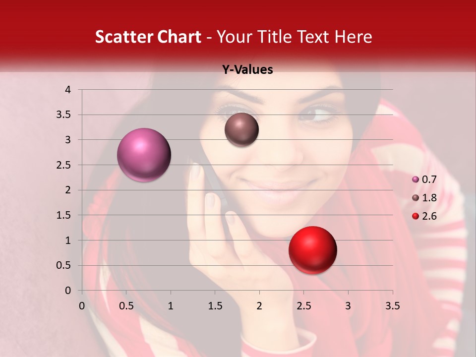 White Family Standing PowerPoint Template