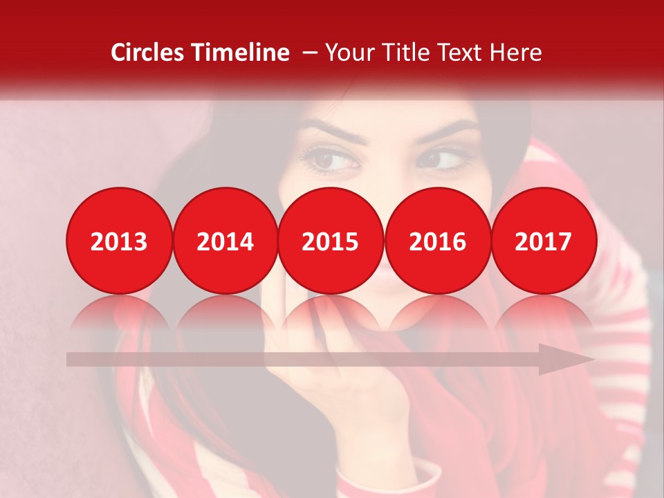 White Family Standing PowerPoint Template