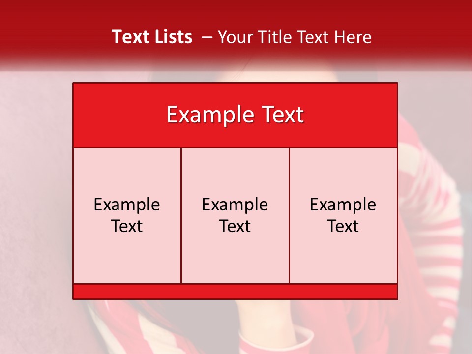 White Family Standing PowerPoint Template