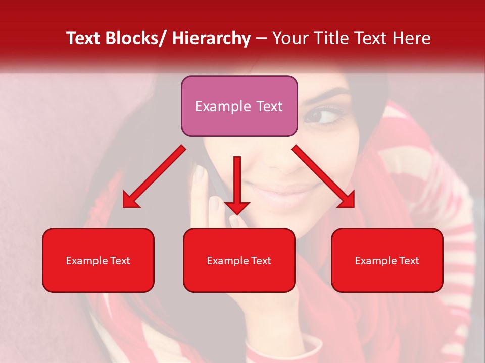 White Family Standing PowerPoint Template