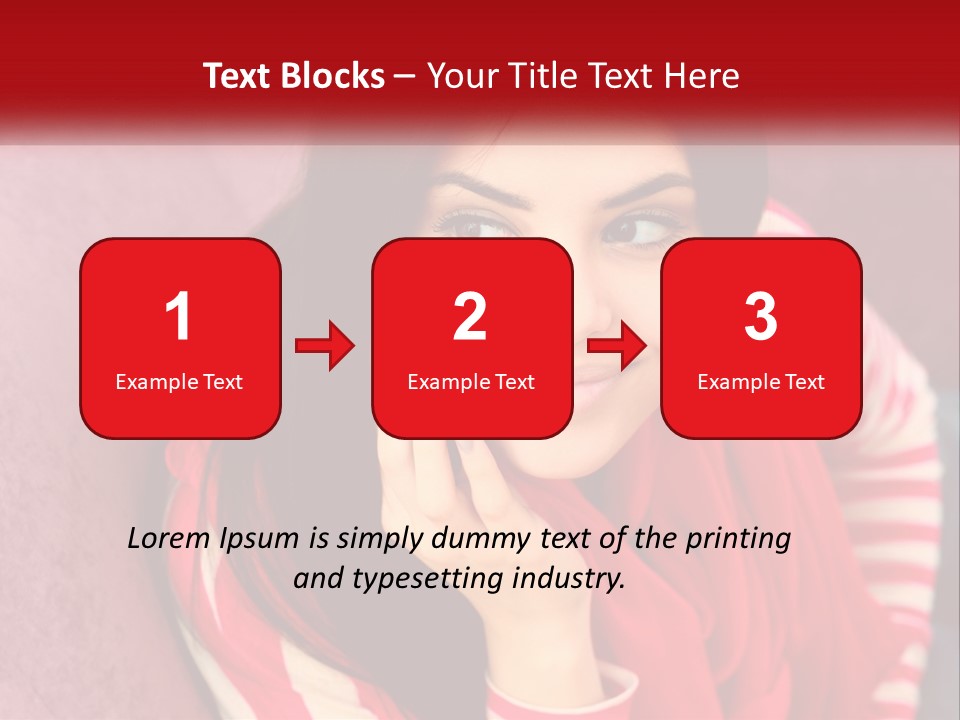 White Family Standing PowerPoint Template