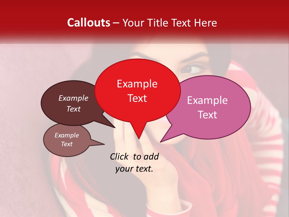 White Family Standing PowerPoint Template