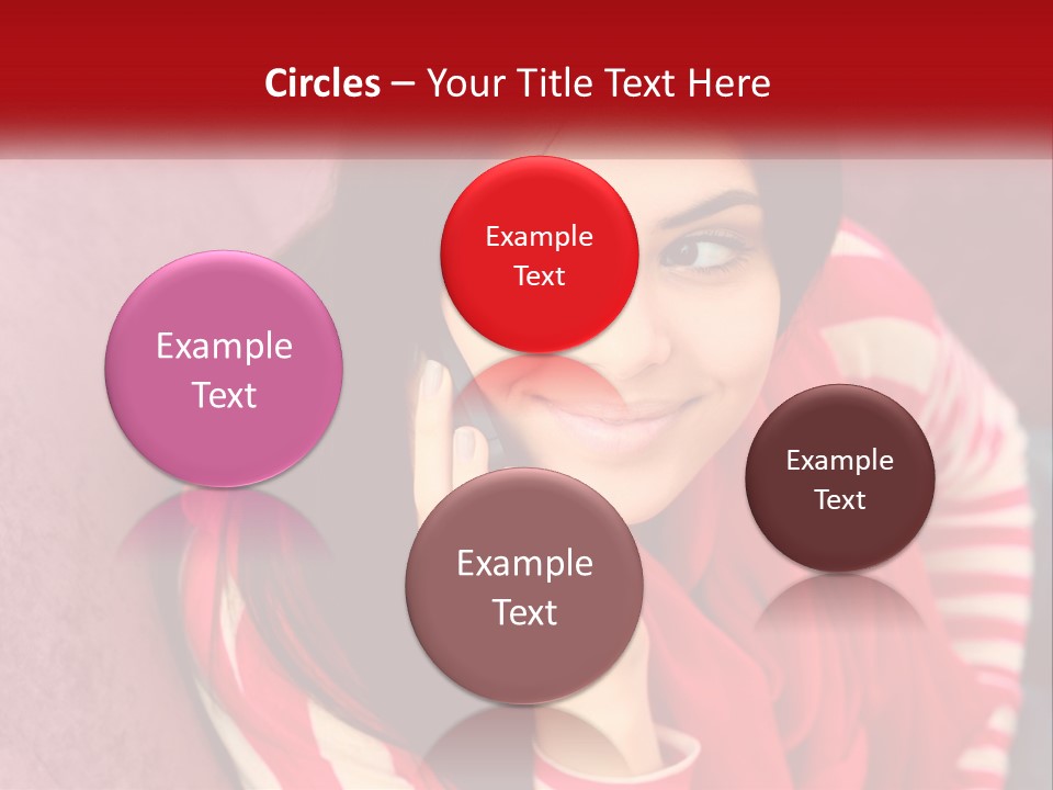 White Family Standing PowerPoint Template