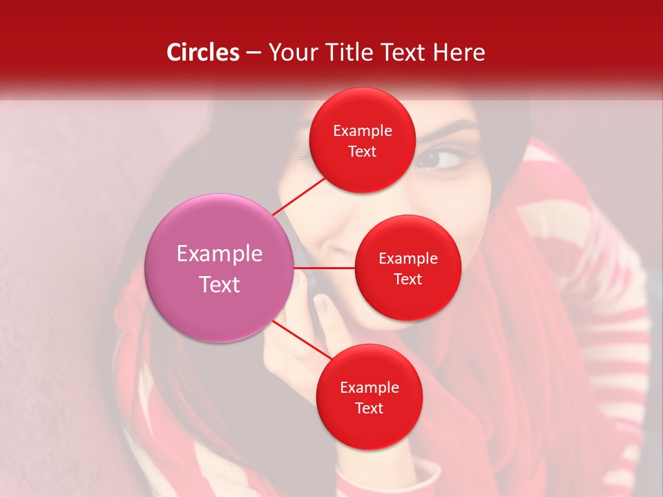 White Family Standing PowerPoint Template