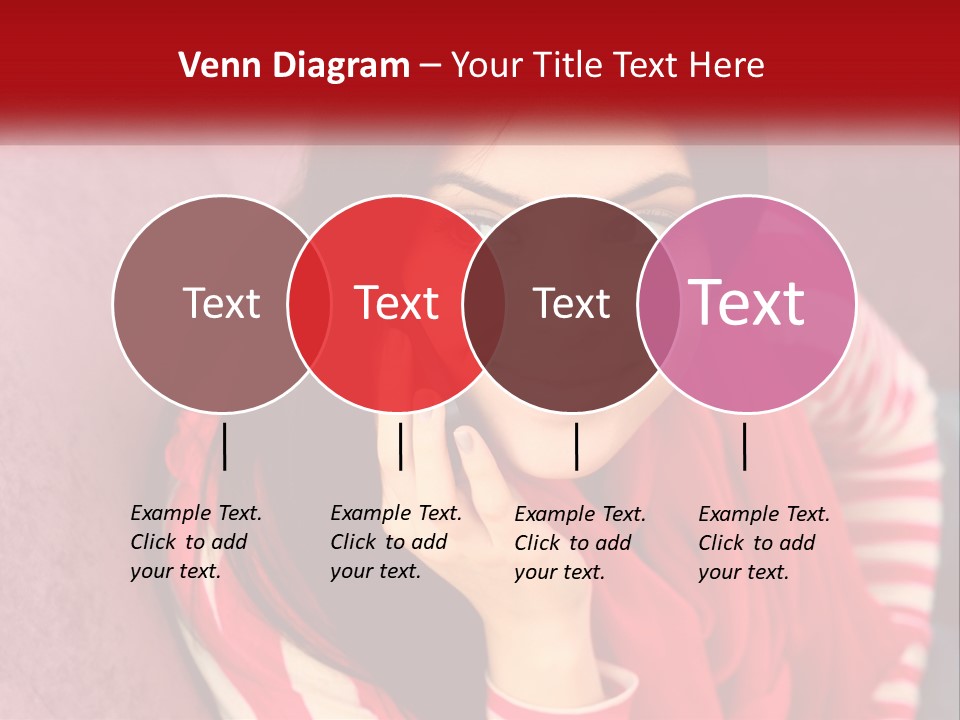 White Family Standing PowerPoint Template