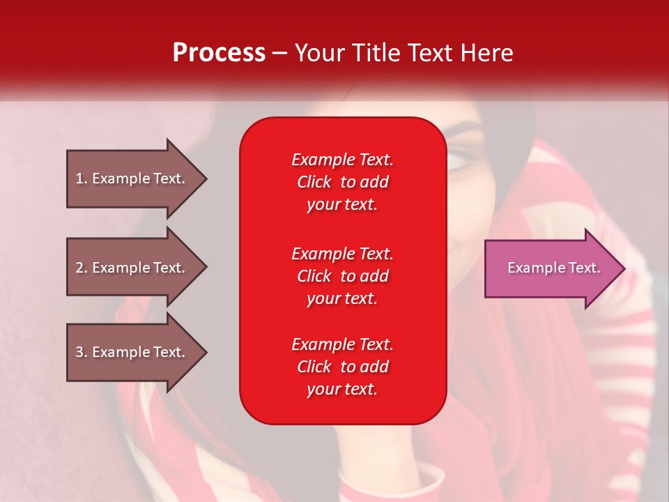 White Family Standing PowerPoint Template