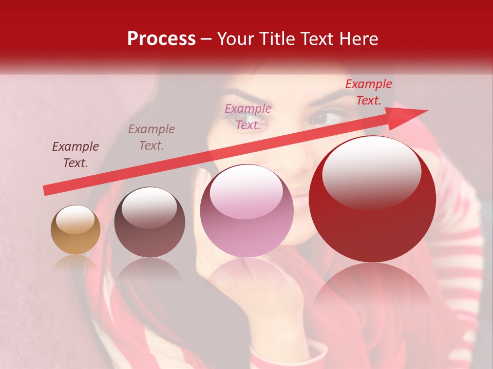 White Family Standing PowerPoint Template