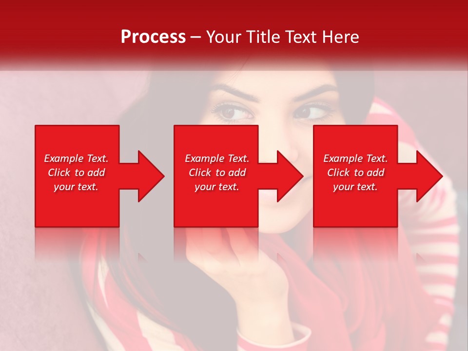 White Family Standing PowerPoint Template