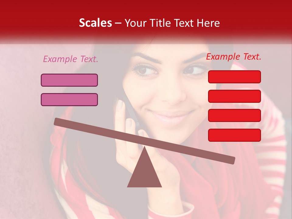 White Family Standing PowerPoint Template