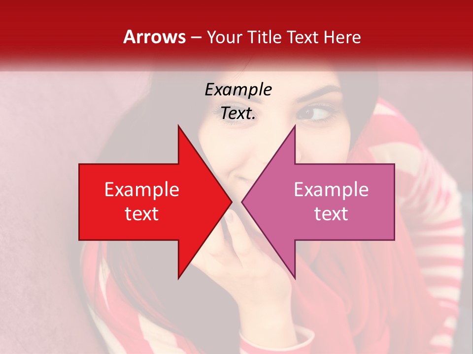 White Family Standing PowerPoint Template