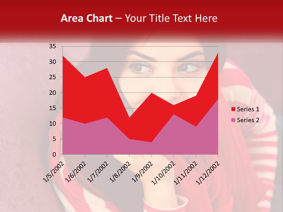 White Family Standing PowerPoint Template