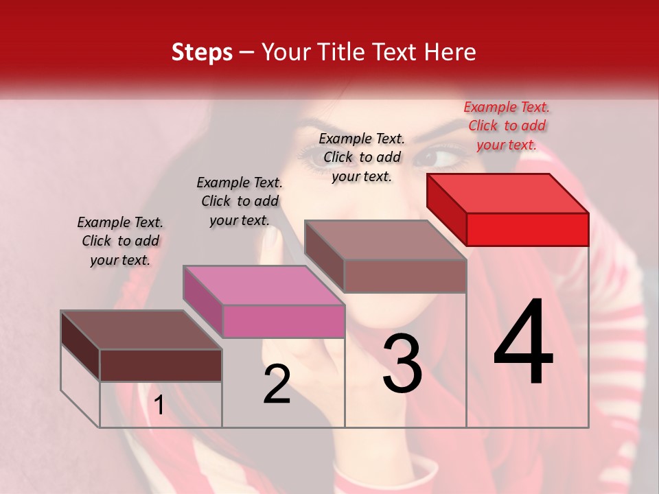 White Family Standing PowerPoint Template