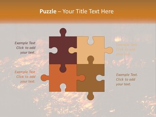 Sunset Parent Caucasian PowerPoint Template