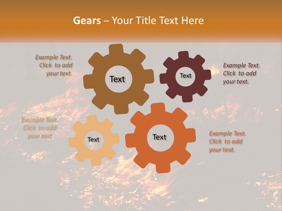 Sunset Parent Caucasian PowerPoint Template