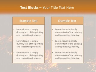 Sunset Parent Caucasian PowerPoint Template