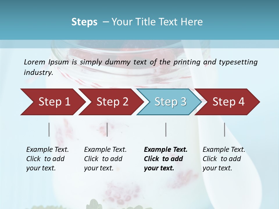 Single Calm Water PowerPoint Template