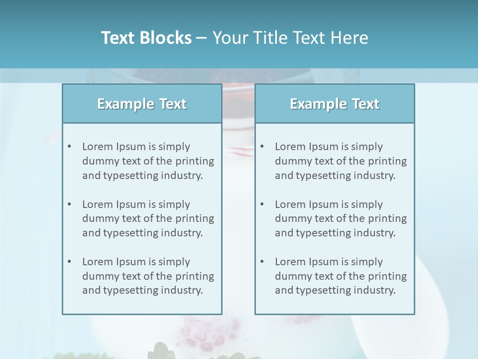 Single Calm Water PowerPoint Template