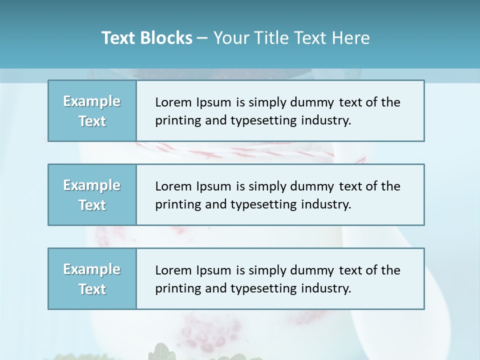 Single Calm Water PowerPoint Template