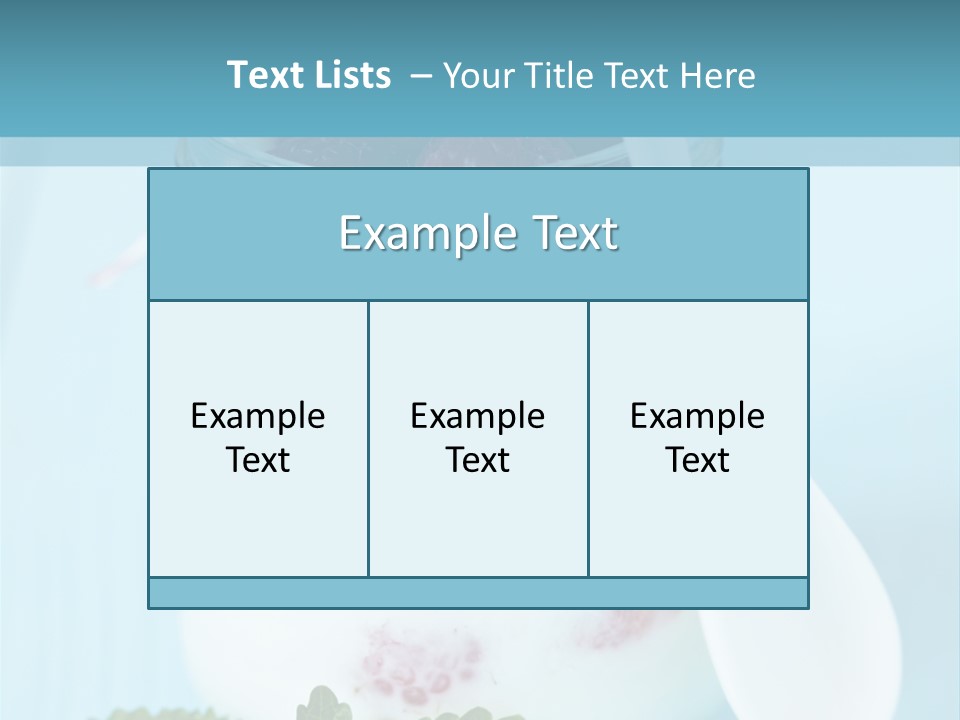 Single Calm Water PowerPoint Template