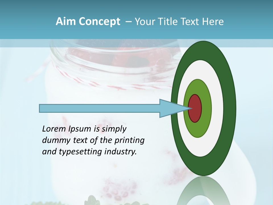 Single Calm Water PowerPoint Template