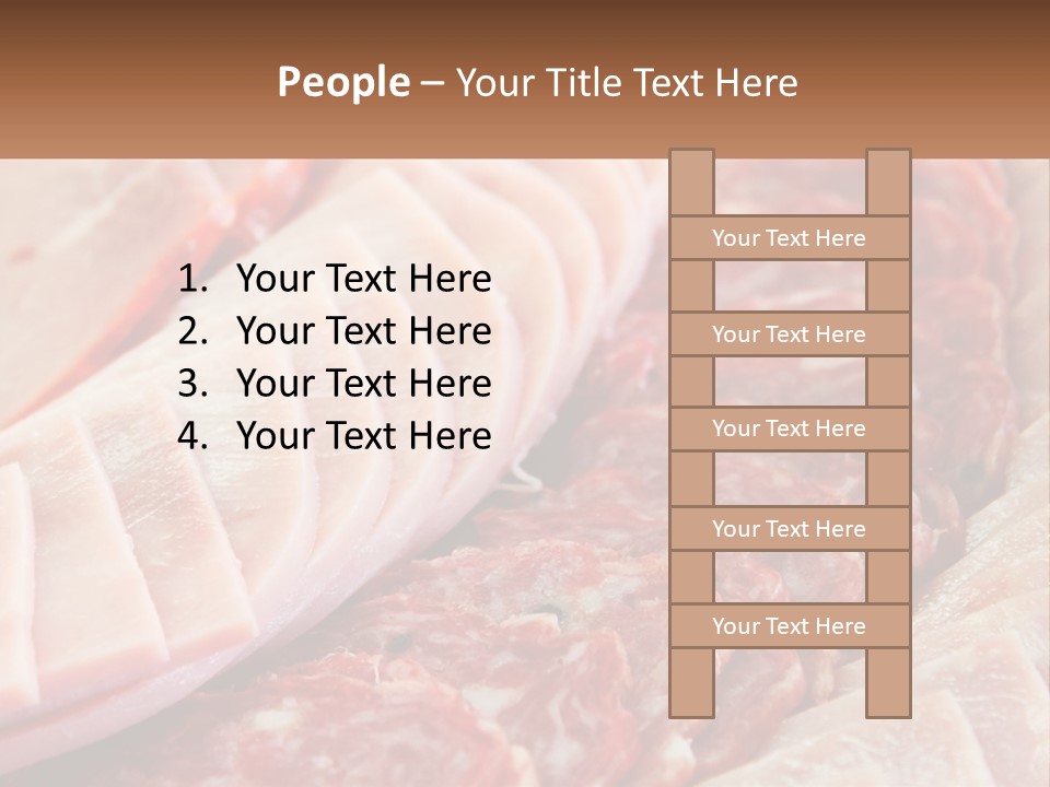 Pensioner Family Water PowerPoint Template