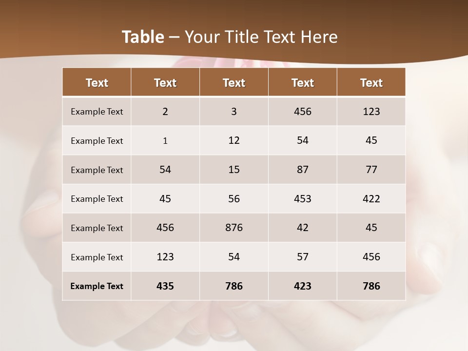 Parent Water Pensioner PowerPoint Template