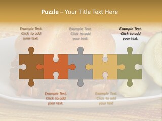 Coast White Woman PowerPoint Template