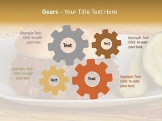 Coast White Woman PowerPoint Template