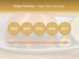 Coast White Woman PowerPoint Template