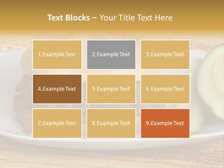 Coast White Woman PowerPoint Template