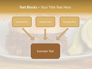 Coast White Woman PowerPoint Template