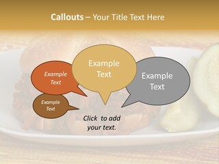 Coast White Woman PowerPoint Template