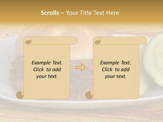 Coast White Woman PowerPoint Template