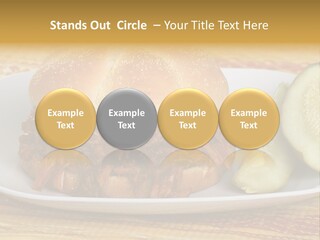 Coast White Woman PowerPoint Template