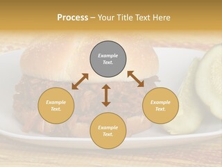 Coast White Woman PowerPoint Template