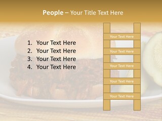 Coast White Woman PowerPoint Template