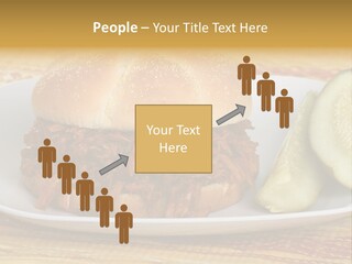 Coast White Woman PowerPoint Template