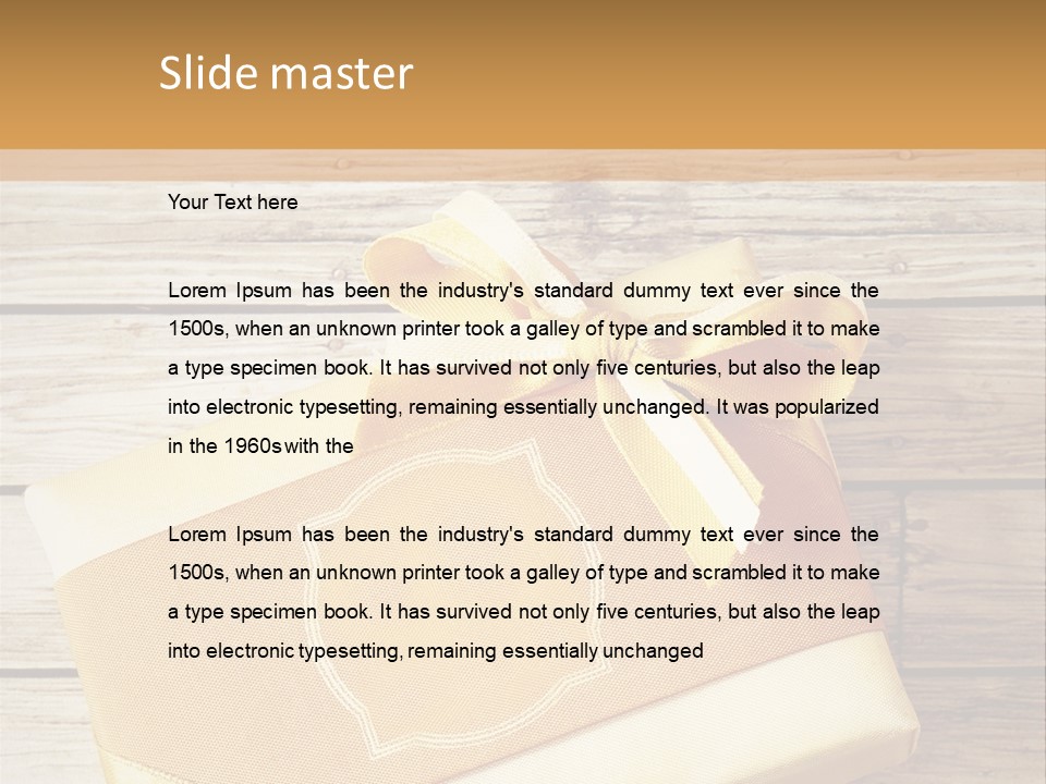 Older Water Coast PowerPoint Template