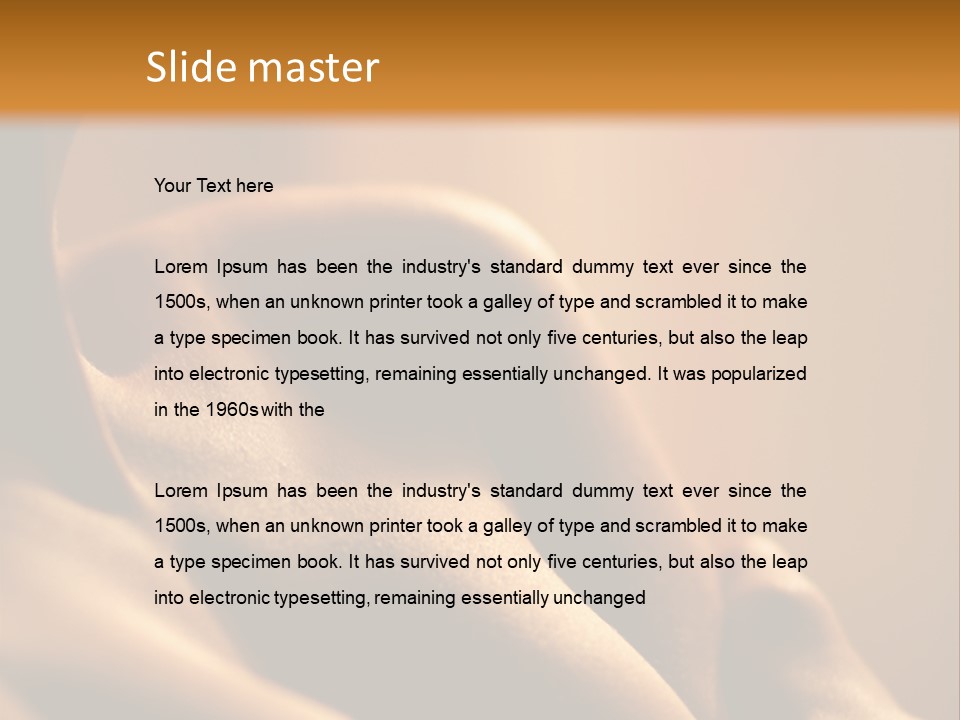 Sad Peaceful Coast PowerPoint Template