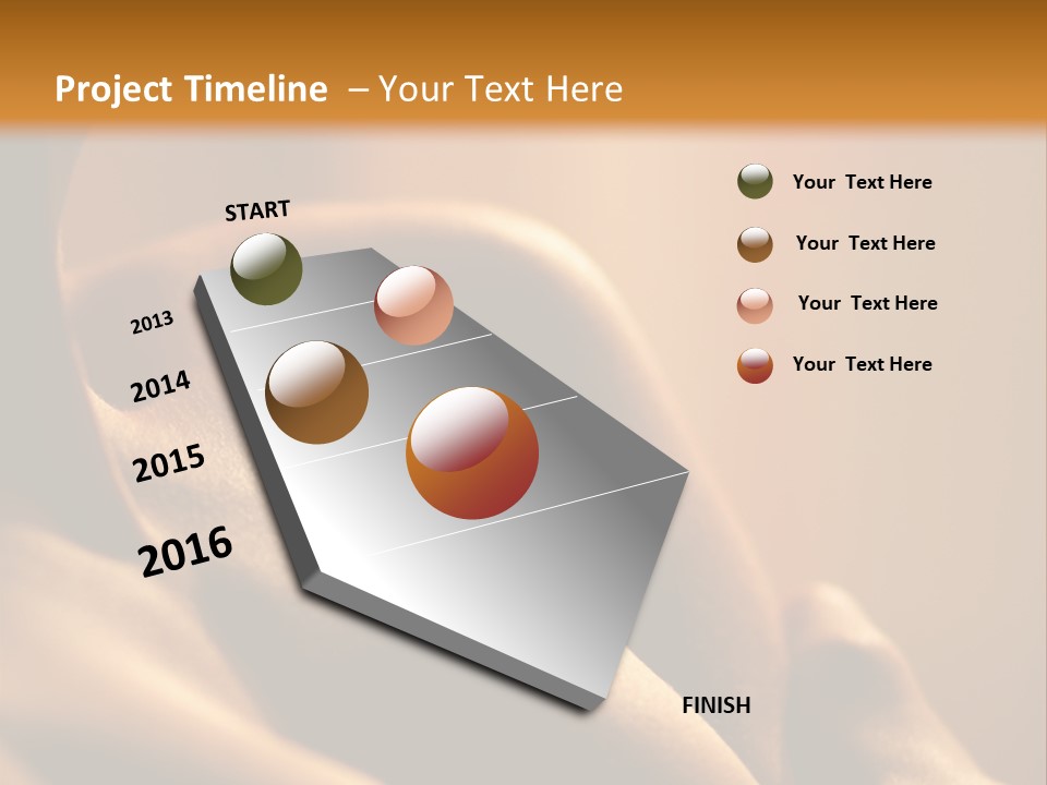 Sad Peaceful Coast PowerPoint Template