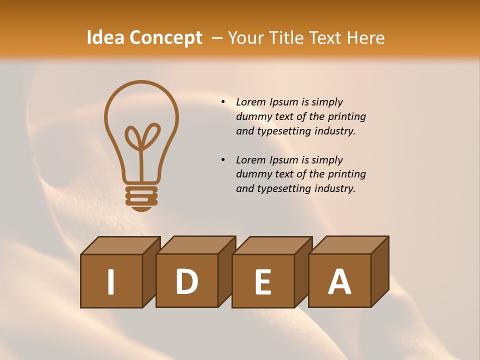 Sad Peaceful Coast PowerPoint Template