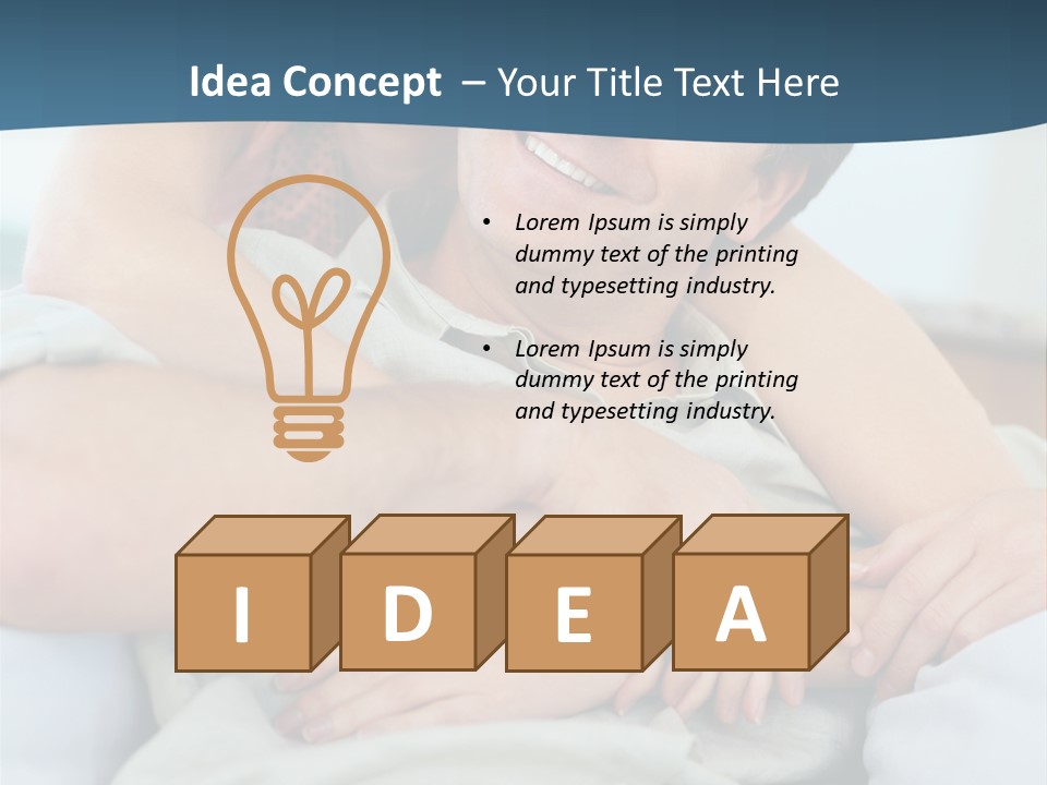 Sea Sunset Beach PowerPoint Template