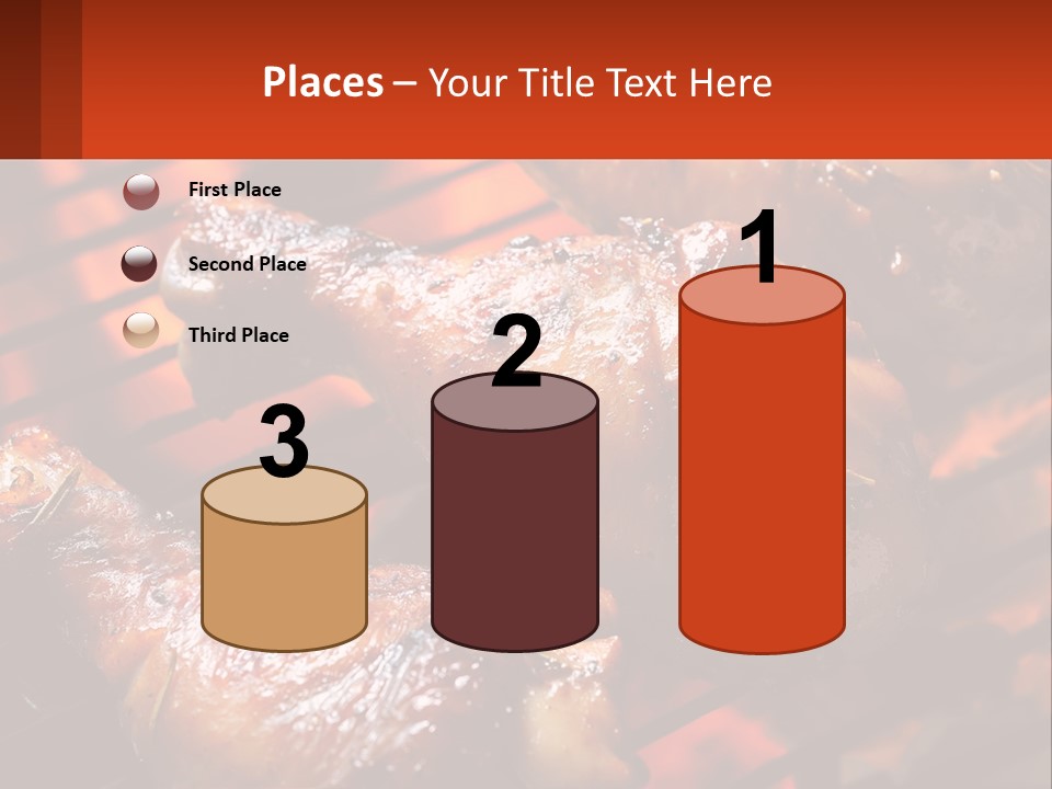 Standing Pensioner Old PowerPoint Template