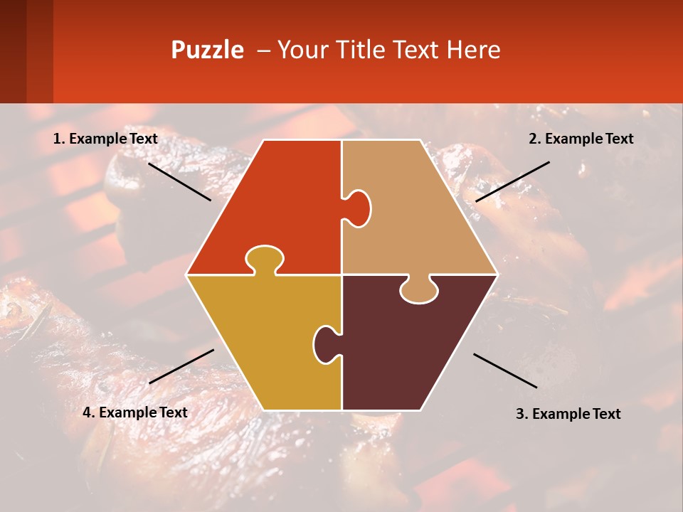 Standing Pensioner Old PowerPoint Template