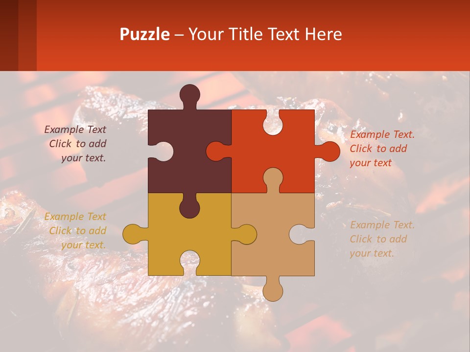 Standing Pensioner Old PowerPoint Template