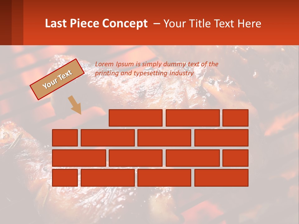 Standing Pensioner Old PowerPoint Template