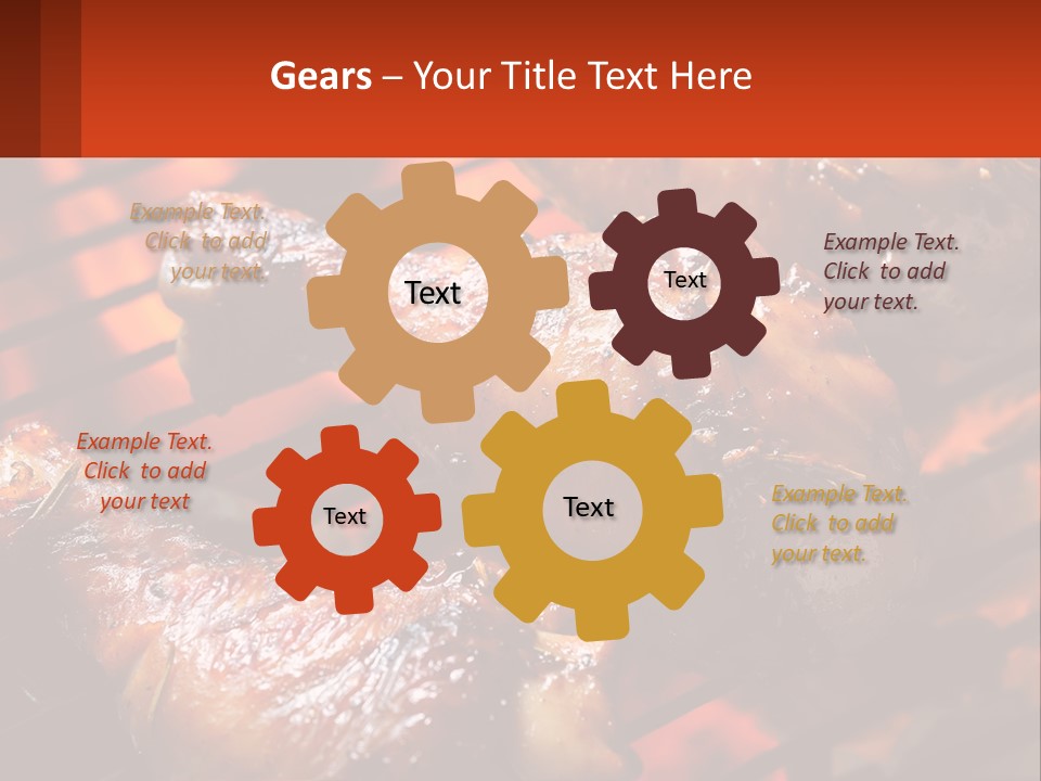 Standing Pensioner Old PowerPoint Template