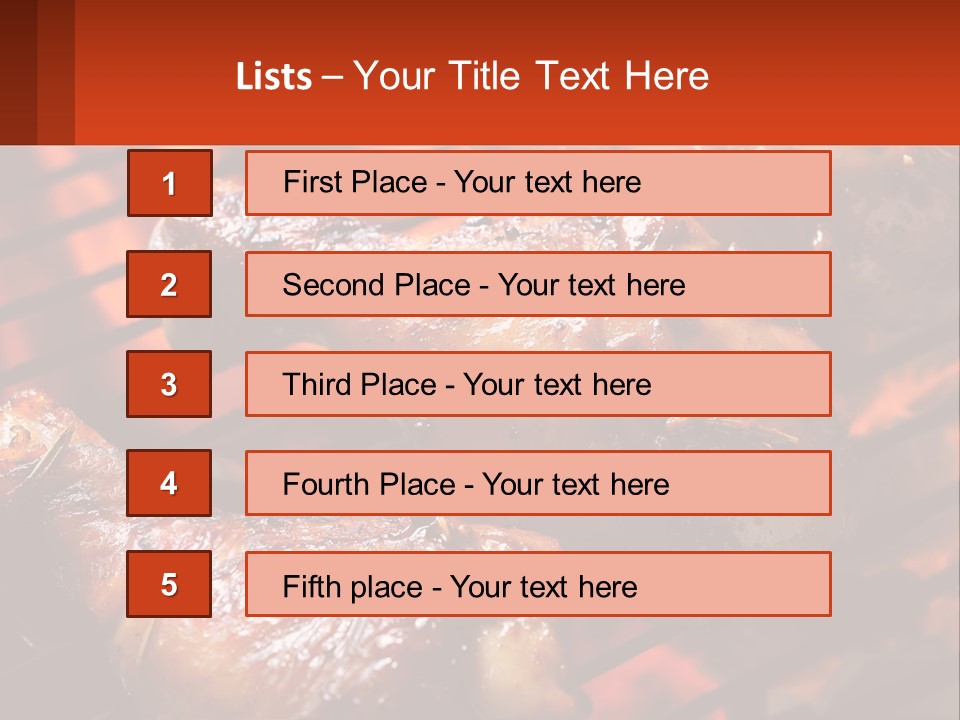 Standing Pensioner Old PowerPoint Template